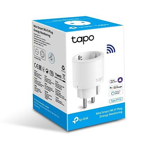 Tp-Link TAPO P115 mini Wi-Fi Tekli Ak�ll� Priz
