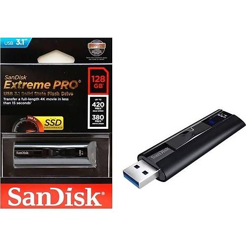 Sandisk SDCZ880-128G-G46 128 GB Extreme Pro 420/380Mb/s USB 3.1 Flash Bellek