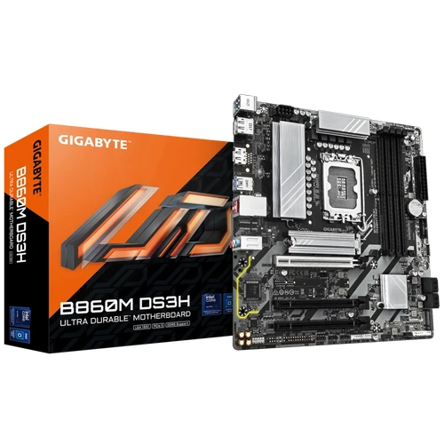 Gigabyte B860M DS3H Sc-1851 B860 DDR5 9066Mhz 2xM2 2.5Gbit mATX INTEL Anakart