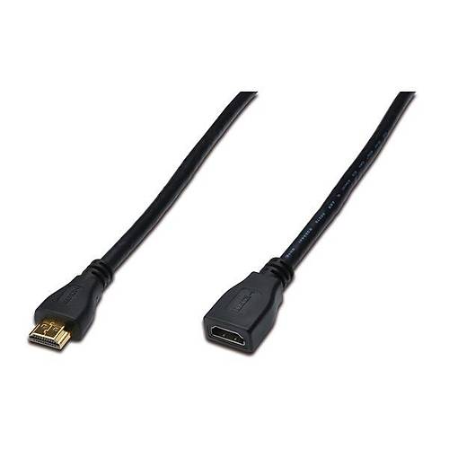Digitus AK-330201-020-S 2 Mt HDMI to HDMI Erkek-Dişi v1.4 4K 2160p AWG30 3x Zırnlı Altın Uçlu Kablo