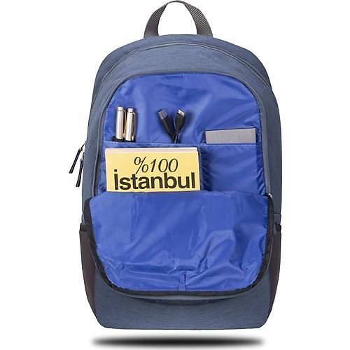Classone BP-S363 15.6 inch New Trend Su Geirmez Kuma Mavi Notebook Srt antas
