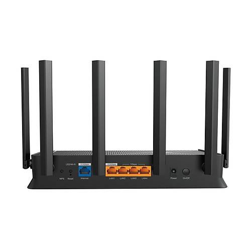 Tp-Link Archer BE400 BE6500 4 Port Gigabit Dual Band 6 Antenli Wi-Fi 7 Router Access Poirnt