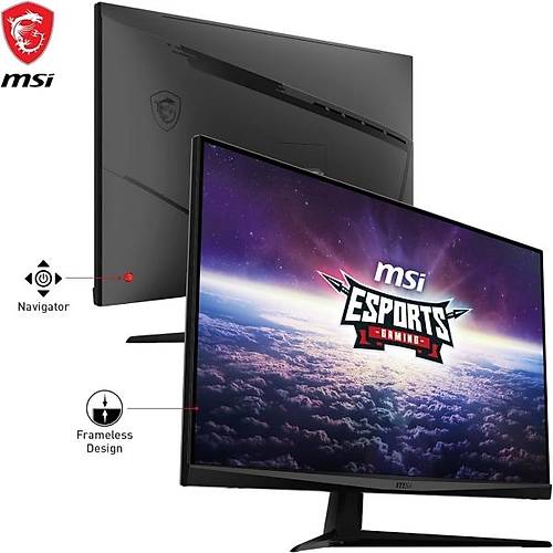 Msi G321Q 31.5 inch 2560x1440 1ms 170Hz HDMI DP Flat IPS Compatible G-SYNC Gaming Monitr
