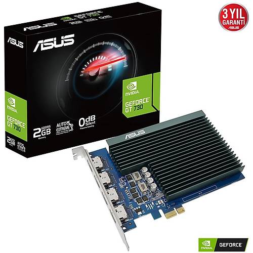 Asus GT730-4H-SL-2GD5 2 GB GDDR5 GeFroce GT730 64Bit NVIDIA Ekran Kart