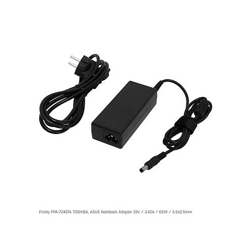 Frisby FPA-7240TA 19W 65W 5.5x2.5mm ASUS Toshiba Uyumlu Notebook Adapt�r�