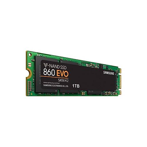 Samsung MZ-N6E1T0BW 1 TB 860 EVO 550/520Mb/s M2 SATA 22X80 SSD Harddisk