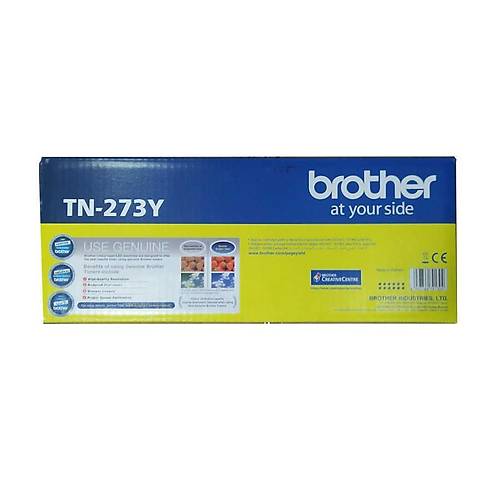 Brother TN-273Y 1.300 Sayfal�k Sar� Orijinal Lazer Toner