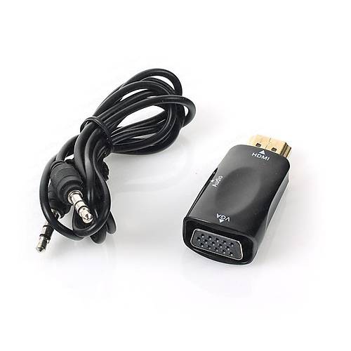 Dark DK-HD-AHDMIXVGA2 HDMI to VGA Ses Dijital Analog Erkek-Dişi Aktif Dönüştürücü Adaptör