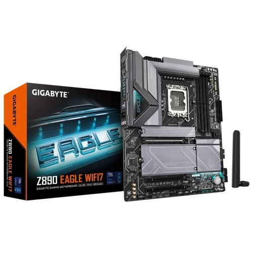 Gigabyte Z890 EAGLE WIFI7 Sc-1851 DDR5 9200MHz 4xM.2 2.5Gbit Lan Wi-Fi 7 ATX INTEL Anakart