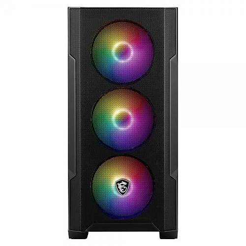 Msi MAG FORGE M100R PSU YOK 4x12cm ARGB Fan Temperli Cam ATX Oyuncu Kasas�