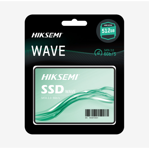Hiksemi HS-SSD-WAVE-S-512G 512 GB 530-450Mb/s 3D NAND 2.5 inch SATA SSD Harddisk
