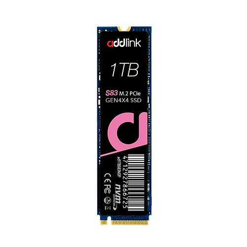 Addlink AD1TBS83M2P 1 TB 3400-2400Mb/s PCIe NVMe M2 Gen4 22x80 SSD Harddisk