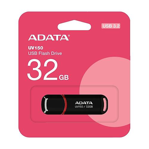 Adata AUV150-32G-RBK 32 GB UV150 Siyah Usb 3.2 Gen 1 Flash Bellek