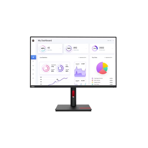 Lenovo 63D2GAT1TK T32-p 31.5 inch 3840x2160 4ms 60Hz 4K HDMI DP Monitr