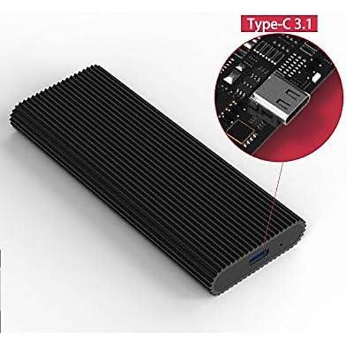 Codegen CDG-SSD-10BC USB Type C to PCIe NVMe M.2 Al�minyum Siyah SSD Harici Harddisk Kutusu