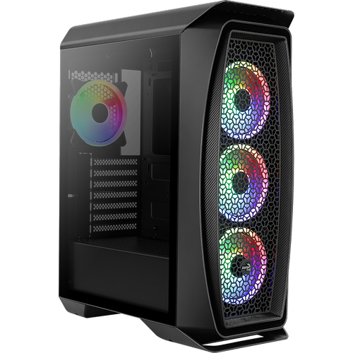 Aerocool AE-AERO1D Aero One Duo PSU YOK 3x12cm ARGB Fanl Bilgisayar Kasas