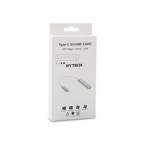 Hytech HY-USBC30 USB Type C to 3.5mm Audiso 10cm Dntrc Adaptr