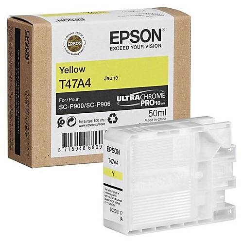 Epson C13T47A400 SureColor T47A4 SC-P900 50ml Sar Orijinal Inkjet Kartu