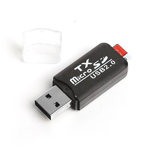Tx TXACUCR204 USB 2.0 microSD Siyah Kart Okuyucu