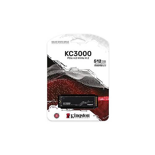 Kingston SKC3000S/512G 512 GB 7000-3900 KC3000 PCIe 4.0x4 M.2 NVMe 22x80 SSD Harddisk