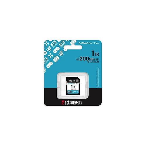 Kingston SDG4/1TB 1 TB Canvas Go Plus Gen4 200Mb/s C10 UHS-I U3 V30 SD Haf�za Kart�