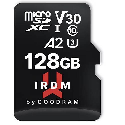 Irdm IR-M2AA-1280R12 128 GB SDXC V30 A3 U3 microSD Haf�za Kart�