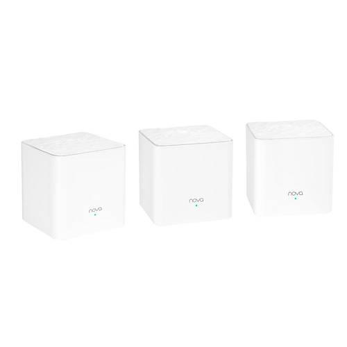 Tenda MW3 3 l Paket 1 Port Gigabit Lan AC1200 Dual Bant Mesh Sistemi