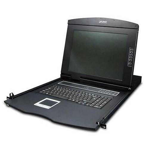Planet PL-IKVM-210-08M 8 Port Comvo VGA LCD IP 17 inch KVM Switch