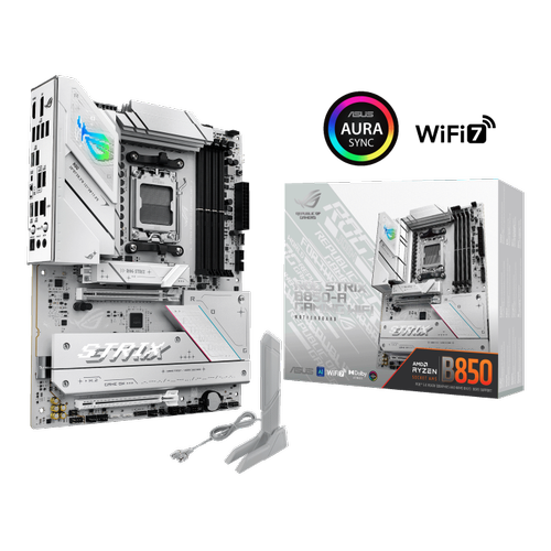 Asus ROG STRIX B850-A GAMING WIFI Sc-Am5 DDR5 6400Mhz 3xM2 Wifi 6E 2.5Gbit ATX AMD Anakart