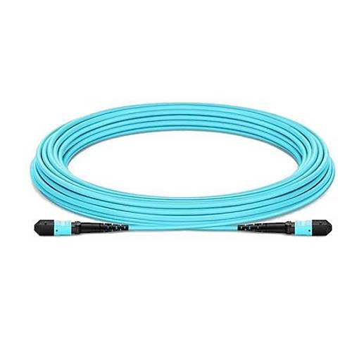 Beek BC-FO-5MPMPB-01/3-FF 1 Mt MPO to MPO 12 Core Tip B OM3 Dii-Dii Fiber Optik patch Cor Kablo