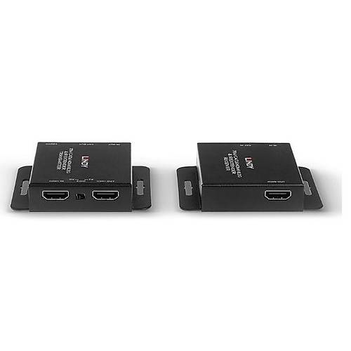 Lindy LIN-38208 70 Mt CAT6 to HDMI 4K PoC Ekran kl HDMI Sinyal Uzatma Cihaz