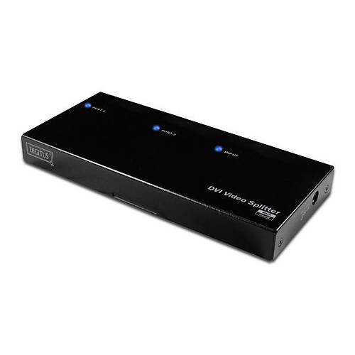 Digitus DS-41211 2 Port DVI 25+4 1 Pc 2 Monit�r 1920X1080  Video Ve Ses DVI �oklay�c� Spliter