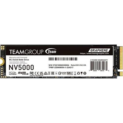 Team TM8FGM001T0C101 NV5000 1 TB 4500-1900Mb/s PCIe NVMe M2 Gen4 22x80 SD Harddisk