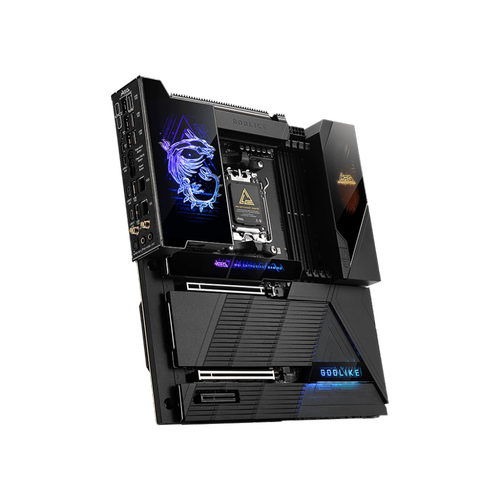 Msi MEG X870E GODLIKE Sc-AM5 DDR5 9000Mhz 7xM.2 20Gbit LAN Wi-fi7 RGB ATX AMD Anakart