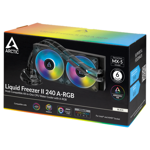 Arctic AR-ACFRE00093A Liquid Freezer II 240 2x12cm A-RGB Fnl INTEL/AMD Sv Soutma Sistemi