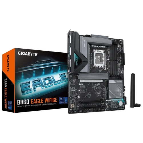 Gigabyte B860 EAGLE WIFI6E Sc-1851 B860 DDR5 9066Mhz 3xM2 Wifi 6E 2.5Gbit ATX INTEL Anakart