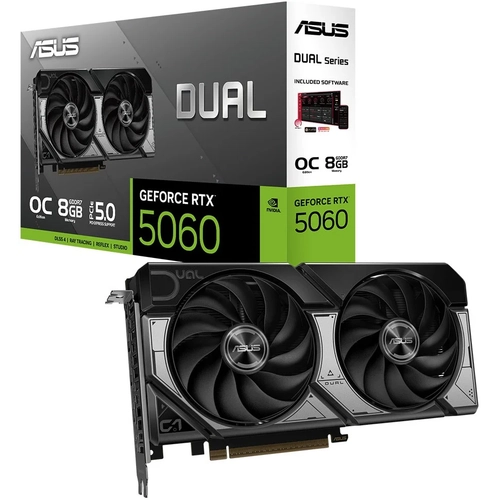 Asus DUAL-RTX5060-O8G 8 GB GDDR7 GEForce RTX 5060 OC DLSS3 128Bit NVIDIA Ekran Kart�