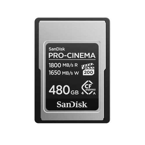 Sandisk SDCFEA-480G-GN4NN 480 GB 1700Mb/s Pro-CINEMAQ Type A Cfexpress Haf�za Kart�