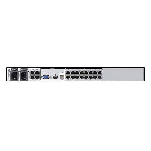 Aten KN2116VB 1 Local 2 Remote Access 16 Port Multi-Interface Cat 5 KVM over IP Switch
