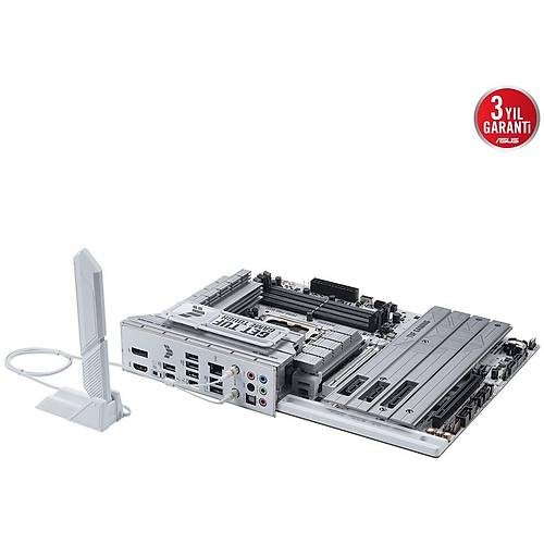 Asus TUF GAMING Z890-PRO WIFI Sc-1851 Z890 DDR5 8600Mhz 4xM2 WiFi 7 2.5Gbit ATX INTEL Anakart