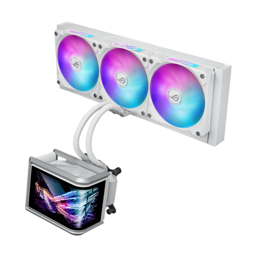 Asus ROG RYUO IV SLC 360 ARGB WHT 3x12cm ARGB Fanl� AMD-INTEl S�v� So�utmal� ��lemci Fan�