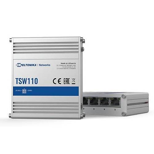 Teltonika TE-TSW110 5 Port Gigabit L2 Ynetilemez Ethernet Switch