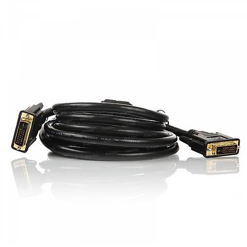 Dark DK-CB-DVIL500 5 Mt DVI to DVI 24+1 Erkek-Erkek Ferrit Core EMI RFI Filtreli DVI Grnt Kablosu
