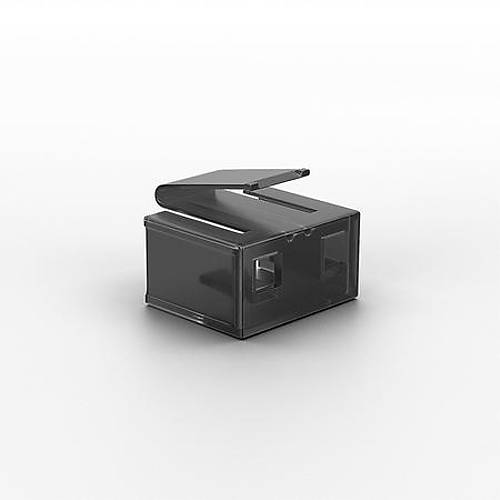 Lindy LIN-40471 20 li RJ45 Siyah RJ45 Kilidi