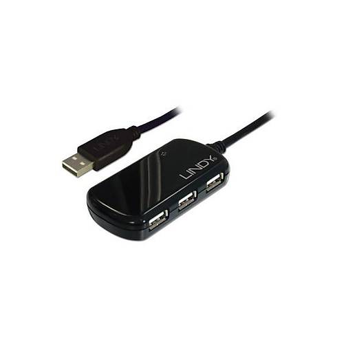 Lindy LIN-42781 USB 2.0 to 3 Port USB 2.0 8 Mt Kablolu USB oklayc