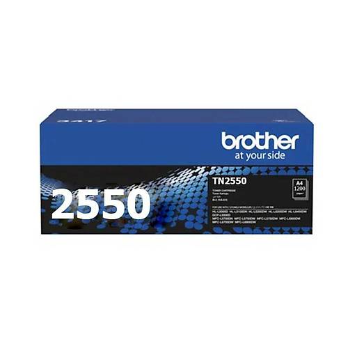 Brother TN-2550 1.200 Sayfalk Siyah Orijinal Lazer Toner