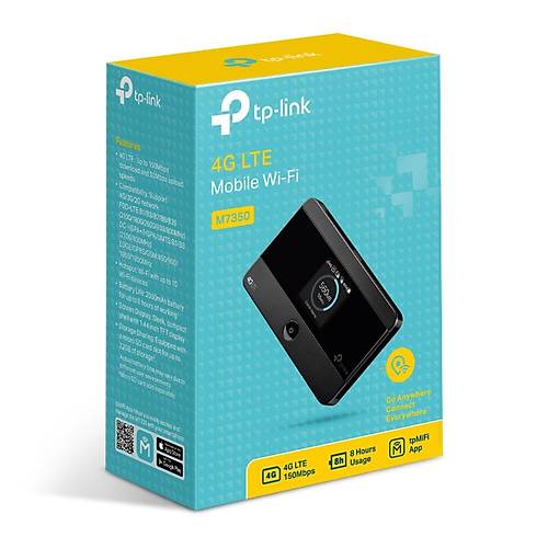 Tp-Link M7350 2.4/5 Ghz 1 Usb 1 Sm Kart 4G Access Pont Router
