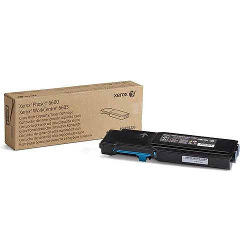 Xerox 106R02233 Phaser 6600-6605 6.000 Sayfal�k Y�ksek Kapasiteli Mavi Orijinal Laser Toner