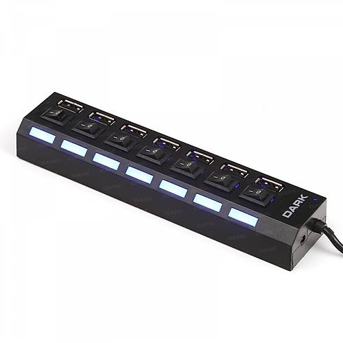 Dark DK-AC-USB272 Connect Master U72 USB 2.0 to 7 Port USB 2.0 Anahtarl USB 2.0 okyac Hub