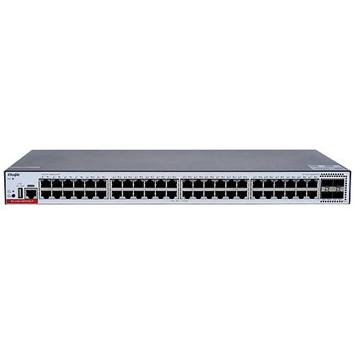 Ruijie RG-CS83-48GT4XS-P 48 Port Gigabit PoE 4 Port SFP+ 405W L3 Ynetilebilir PoE Swicth